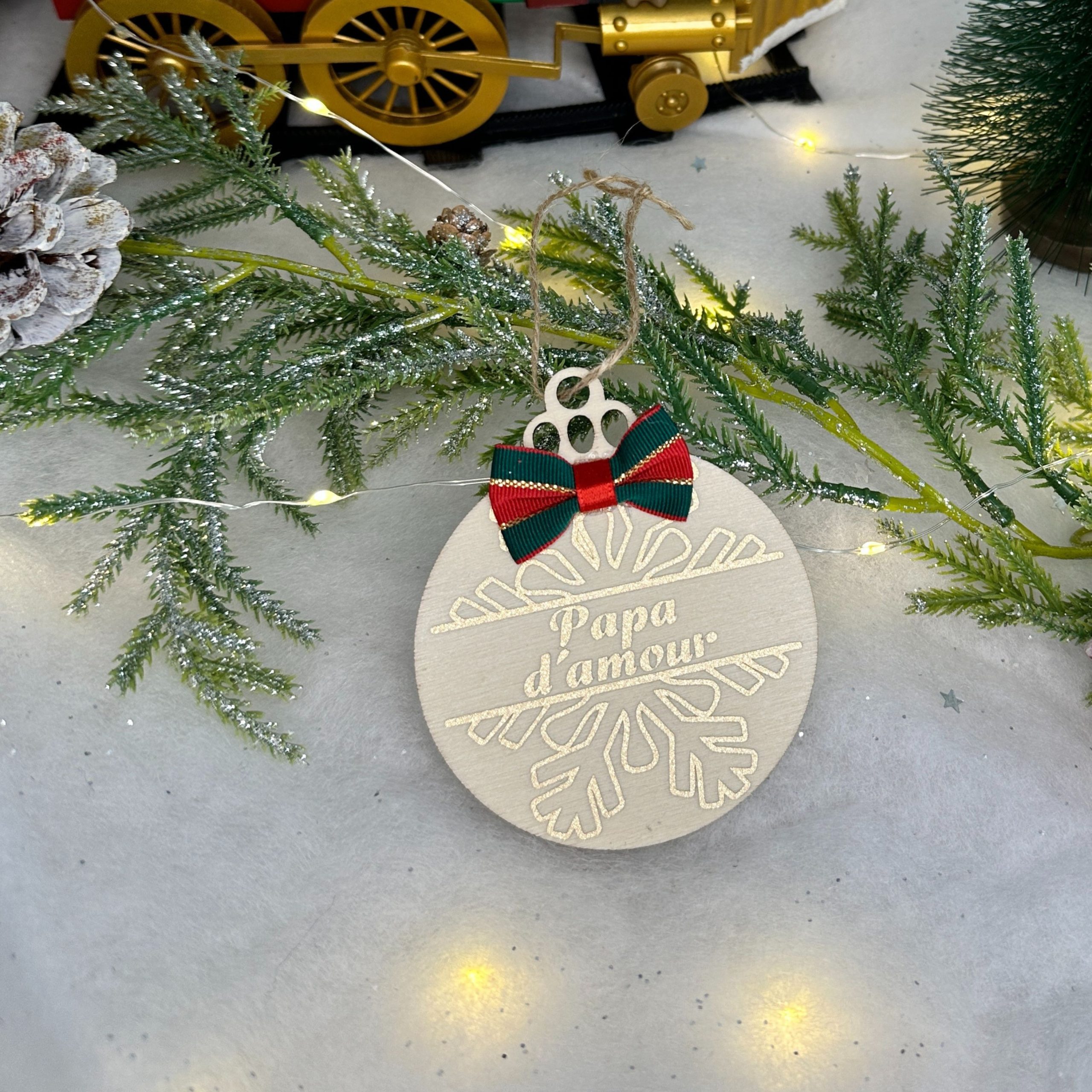 Ornement de Noël en bois – Image 5