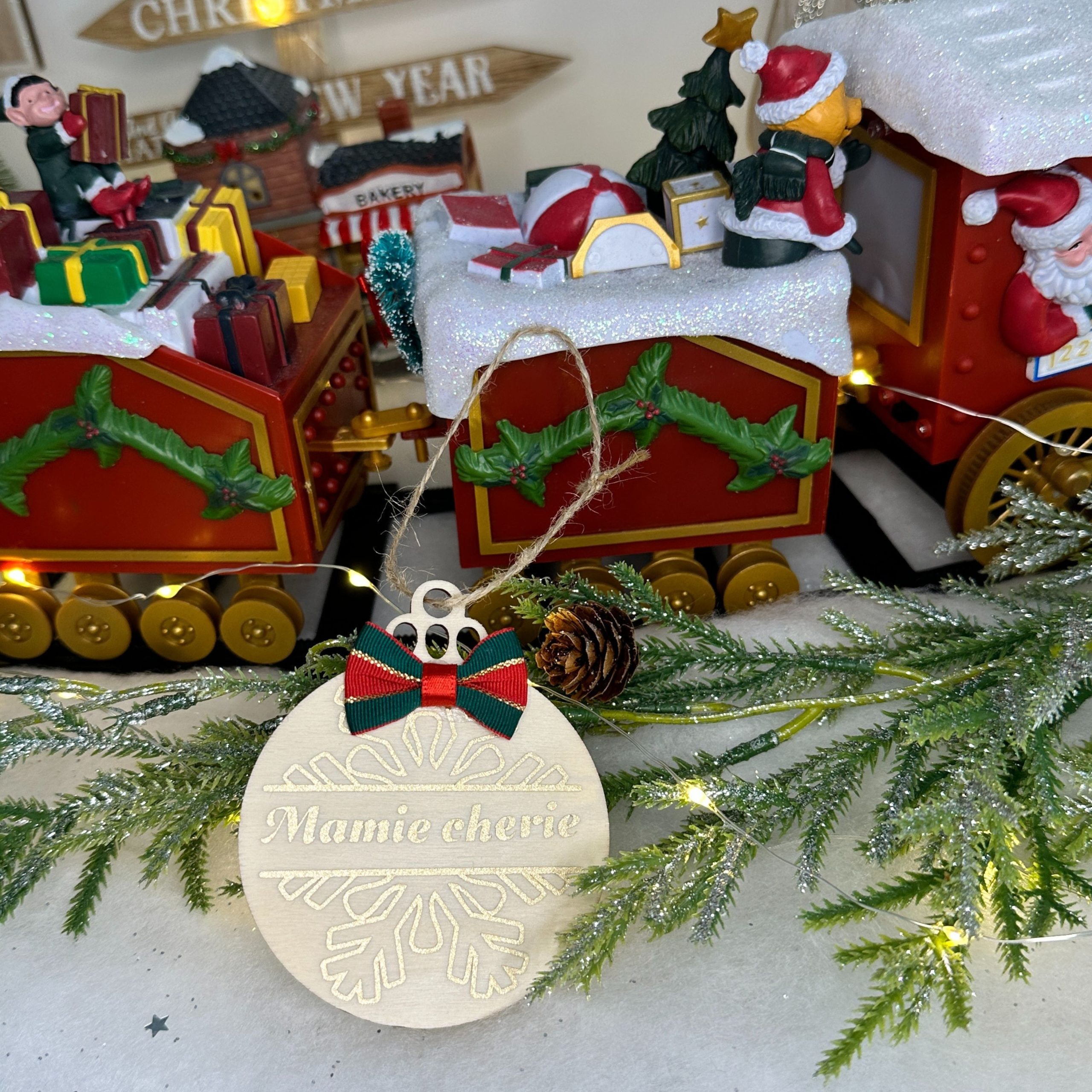 Ornement de Noël en bois – Image 10